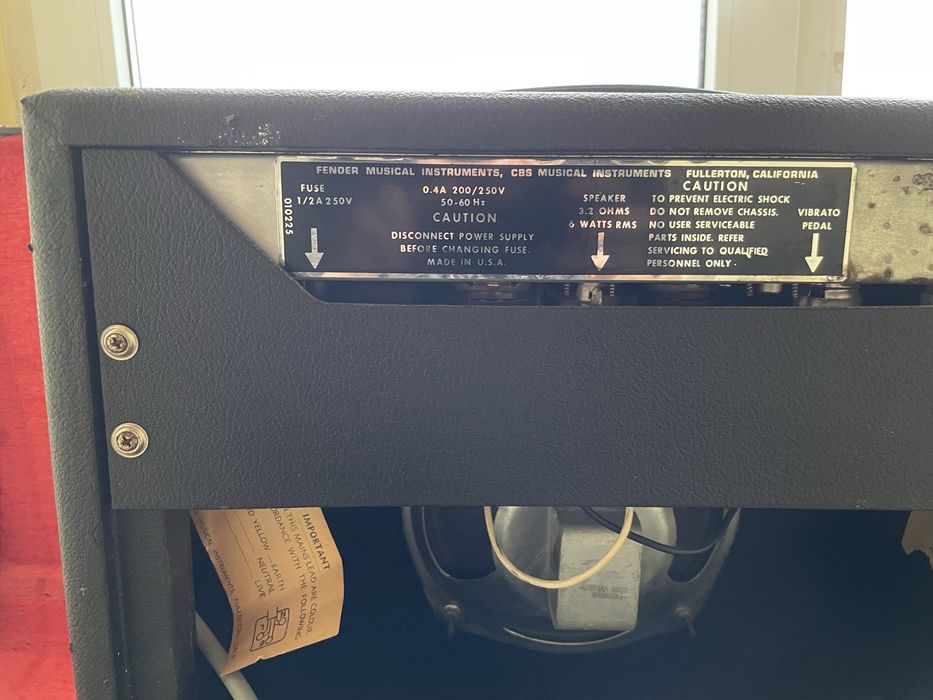 1976 Fender Silverface Vibro Champ Amplfificator Combo Chitara