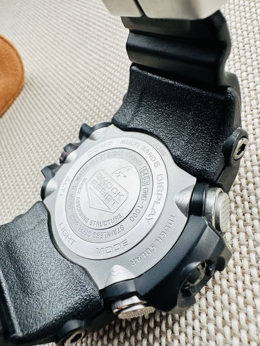 Casio G-Shock Mudmaster GWG-1000 1A Tough Solar 56mm