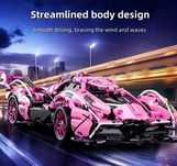Конструктор лего суперкар Lamborghini V12 Pink fashion