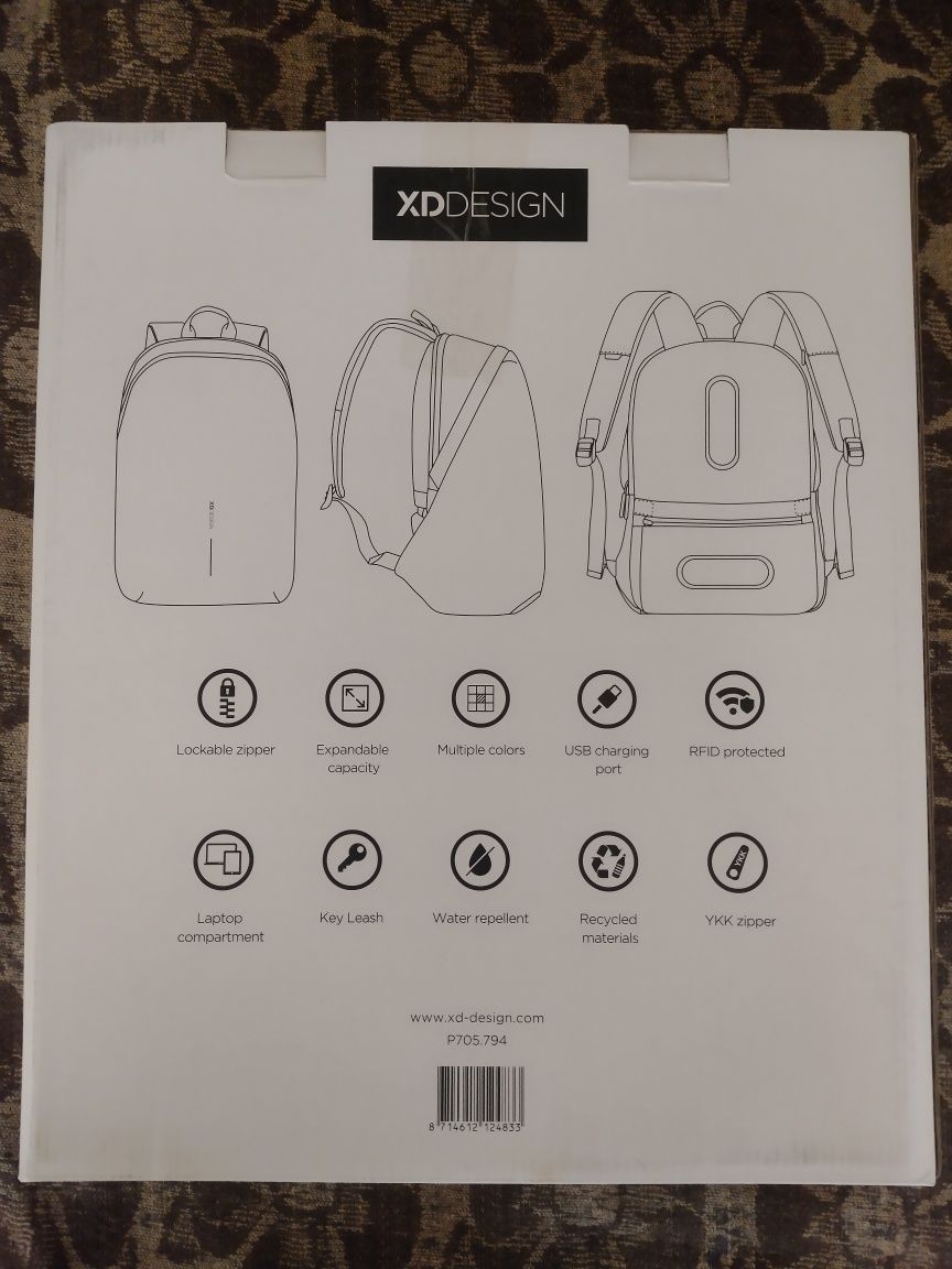 Rucsac antifurt XD Design Bobby Soft Chio