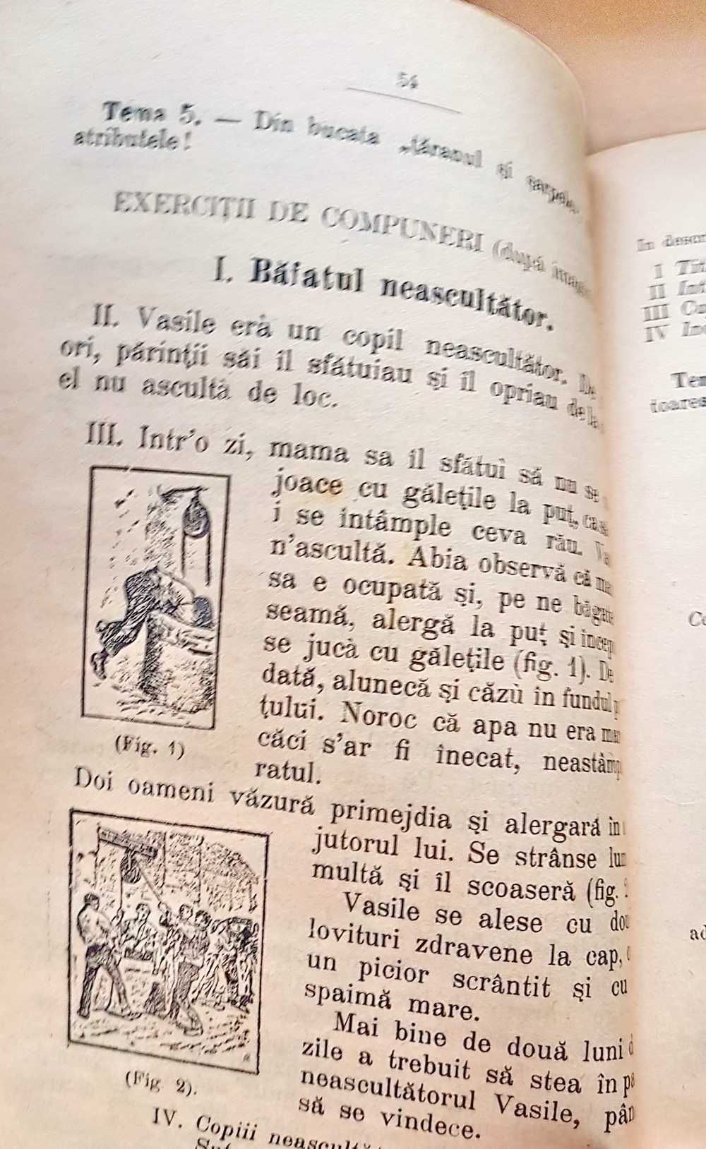 F216-I-Exercitii de Gramatica si Compuneri Manual Scolar 1904.