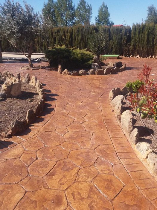 Beton amprentat  si elicopterizat