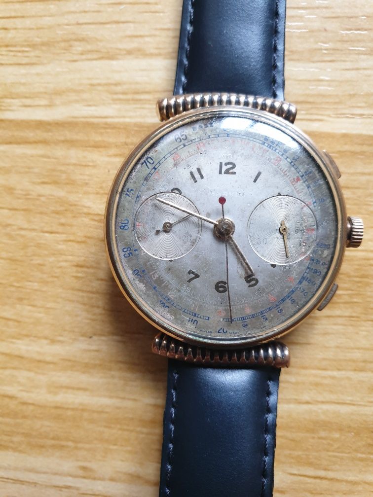 Ceas Marvin Chronograph Telemetru 1930 mecanic perfect funcțional