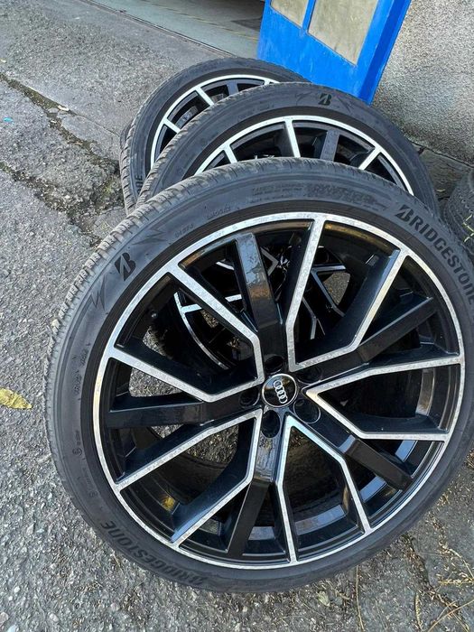 Jante 21 Audi A8 Q7 Q8 etc +Anvelope iarna 275/35/21 folosite 1 sezon