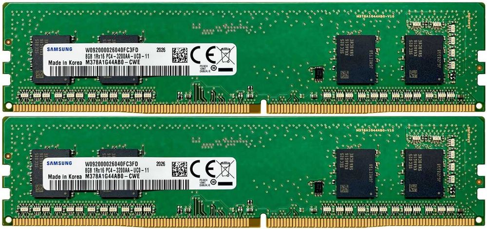 RAM 16GB 2x8gb Samsung 3200Mhz DDR4