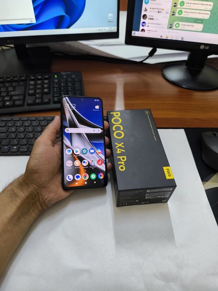 Poco X4pro 256gb(2024) ideal ochilmagan aybi yuq tozza telefon