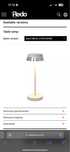 Lampa/ veioza LED tactila pentru birou