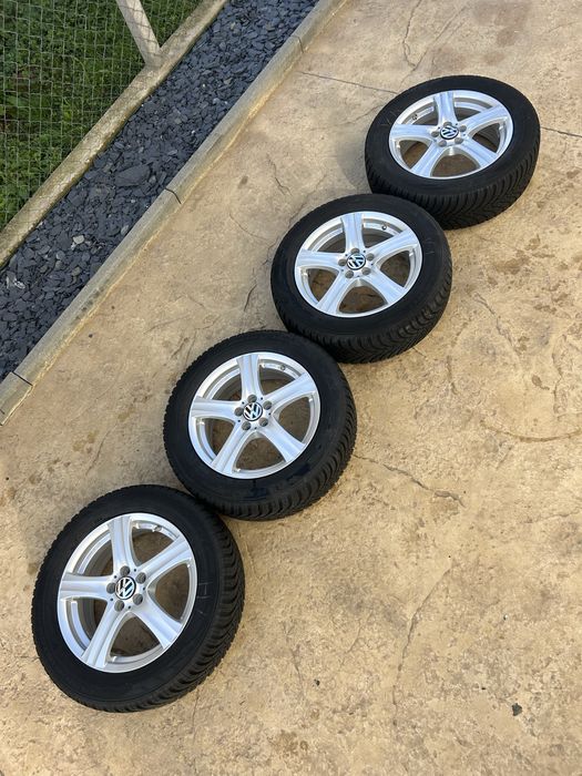 Roti jante aliaj R16 iarna 195 60 16, VW Polo