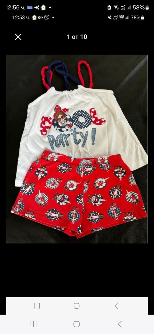 Детски дрехи за момиче 122/128 см mayoral, zara,lagerfeld