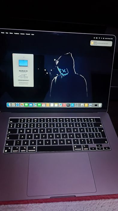 ‼️Makbook Air 15 inchi M2  17 cicluri 100%‼️