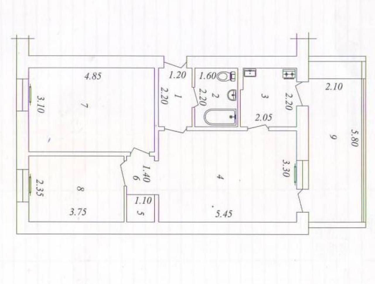 3х-комнатная квартира недалеко от метро Ташкент ориентир: Авиакасса
