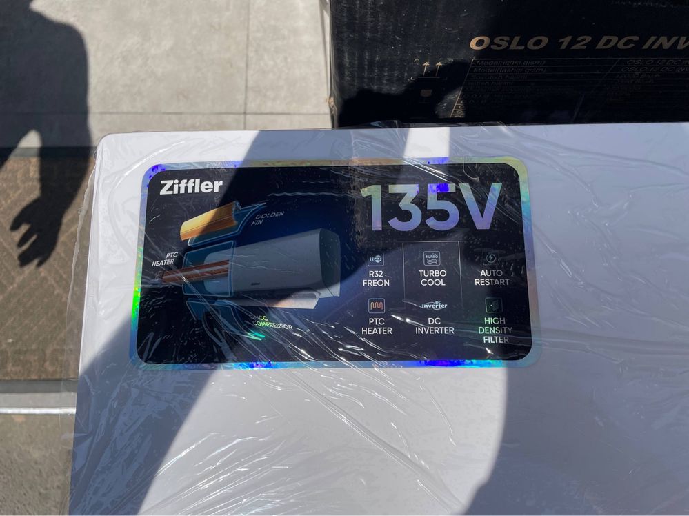 Кондиционер Ziffler 12” DC Inverter, Low voltage, Turbo mode, A++