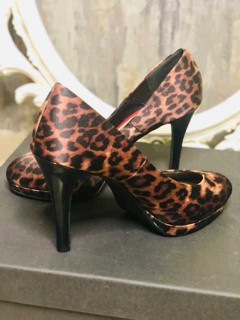 Pantofi print leopard cu platforma si toc inalt_40_H&M