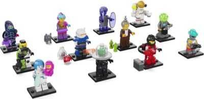 Minifigurine LEGO, Seria 26, Retro Space Heroine, IDENTIFICATE + 5 Iun
