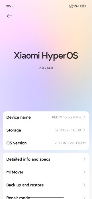 Redmi Turbo 4 Pro yangi