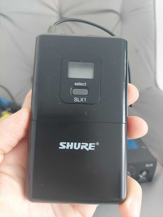 Emițător shure slx1 + receiver shure slx4