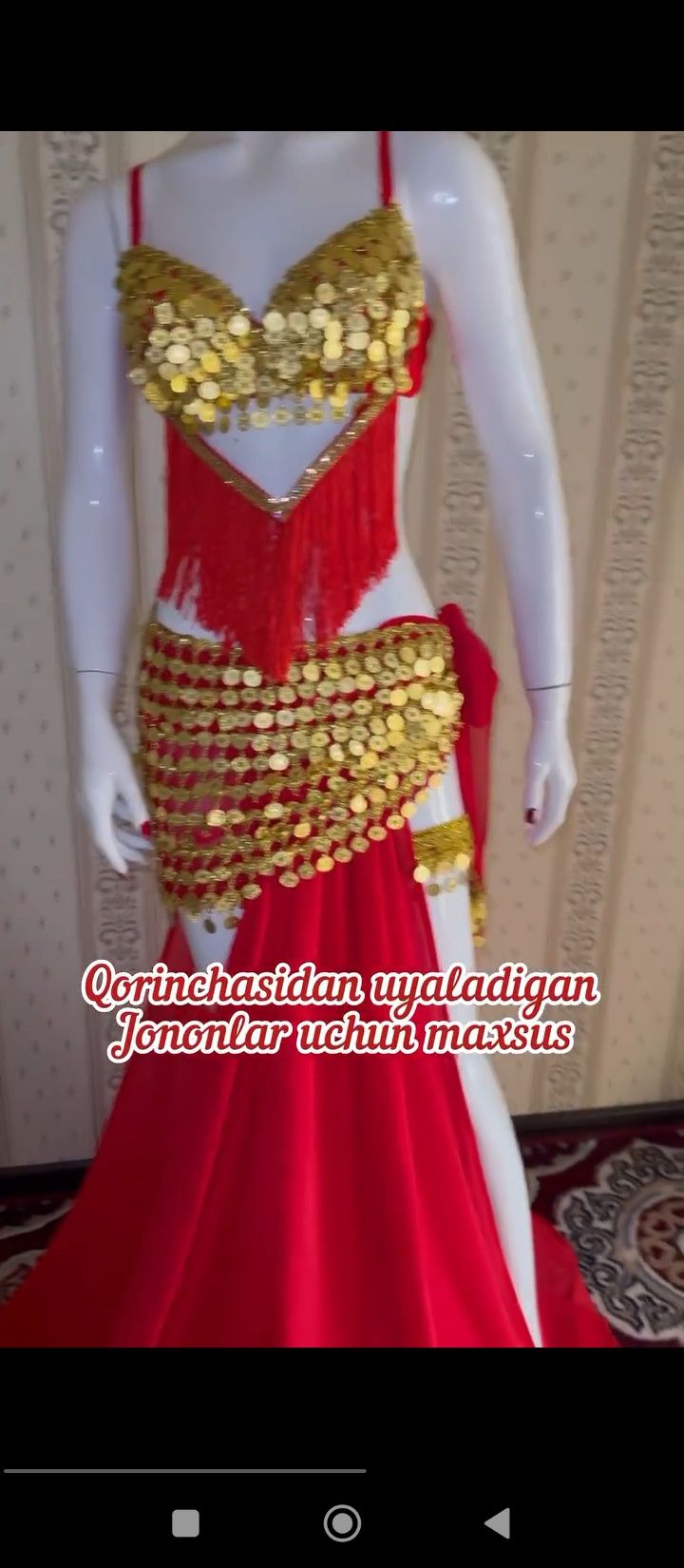Arabiski kastyum. Arabcha kiyim