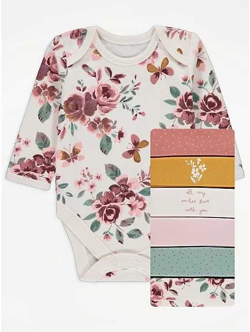 7 body maneca lunga 0-24 luni /56-62, 62-68, 68-74, 74-80, 80-86 86-92