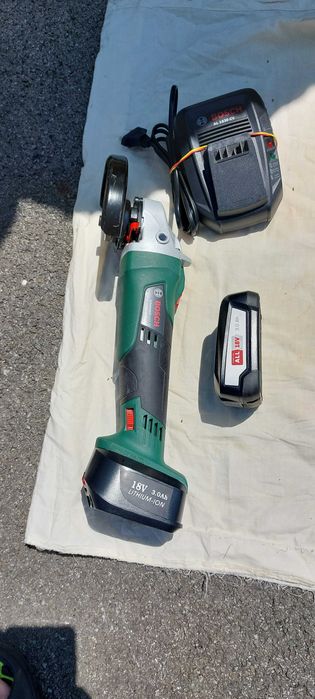 polizor  unghiular bosch absolut nou turatie   variabila doua baterii