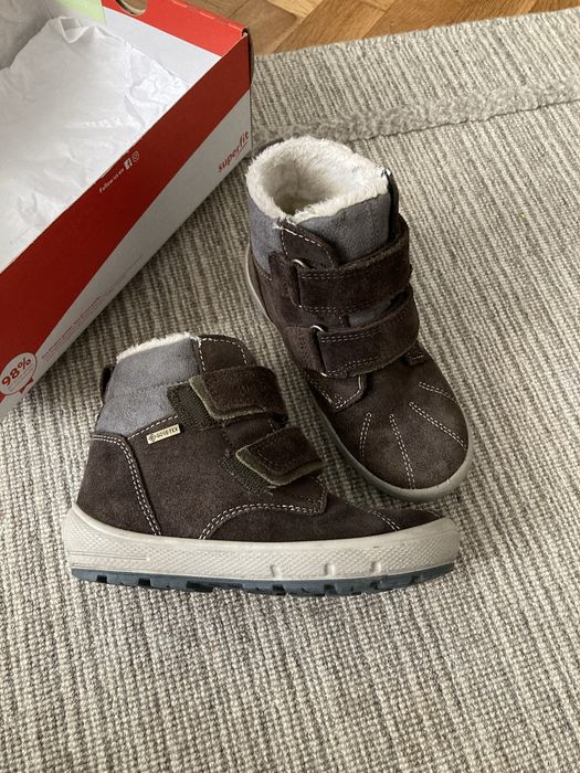 Чисто нови детски ботуши от естествен велур, 27 номер