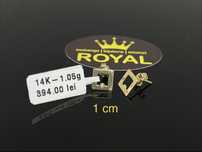Bijuteria Royal CB : Cercei aur 14k 1,05 grame