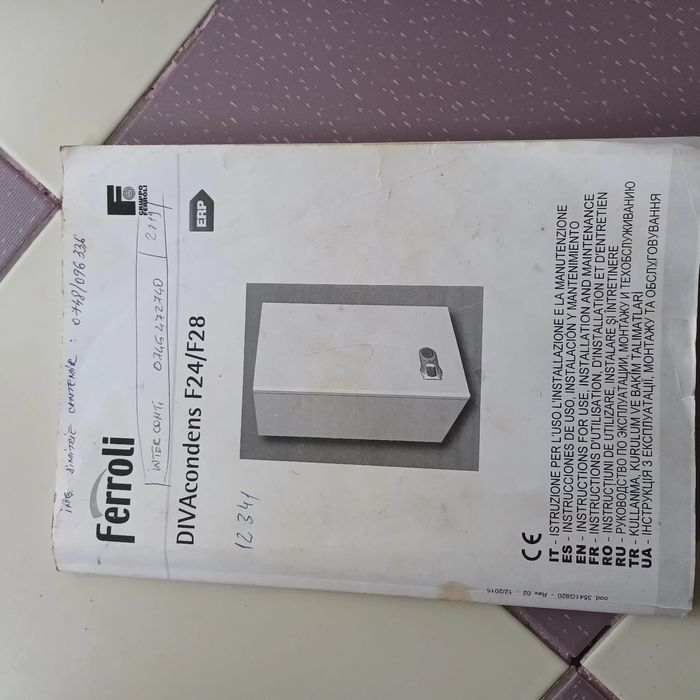 Centrala Ferroli Diva Condens F24/F28