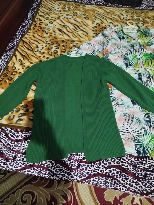 Женское платье и кардиган, 48-50 размера