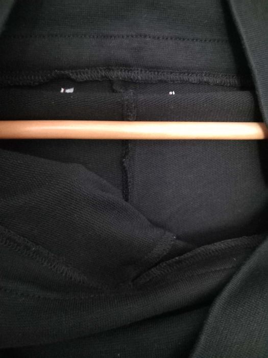 Черен памучен анцуг за бременна размер M/L