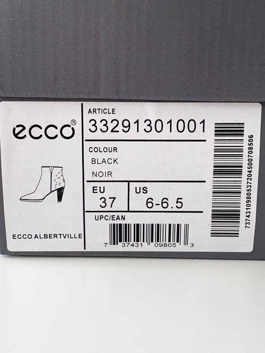 ECCO Елегантни Дамски Боти от Естествена Кожа – №37