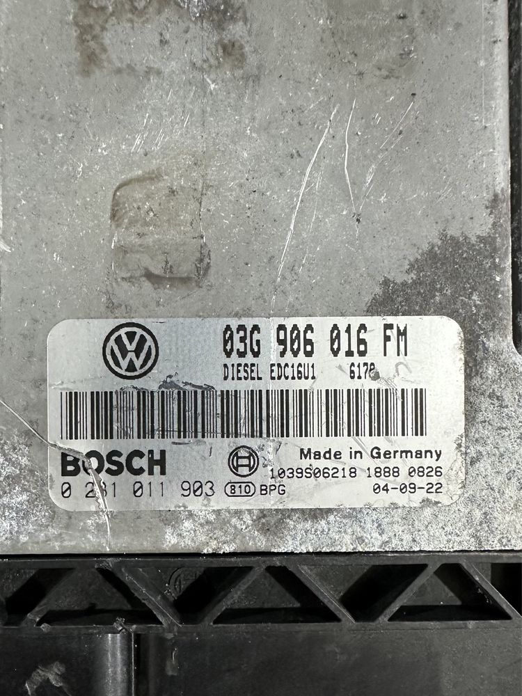 Calculator motor VW / Audi : 03G906016FM / 0281011903