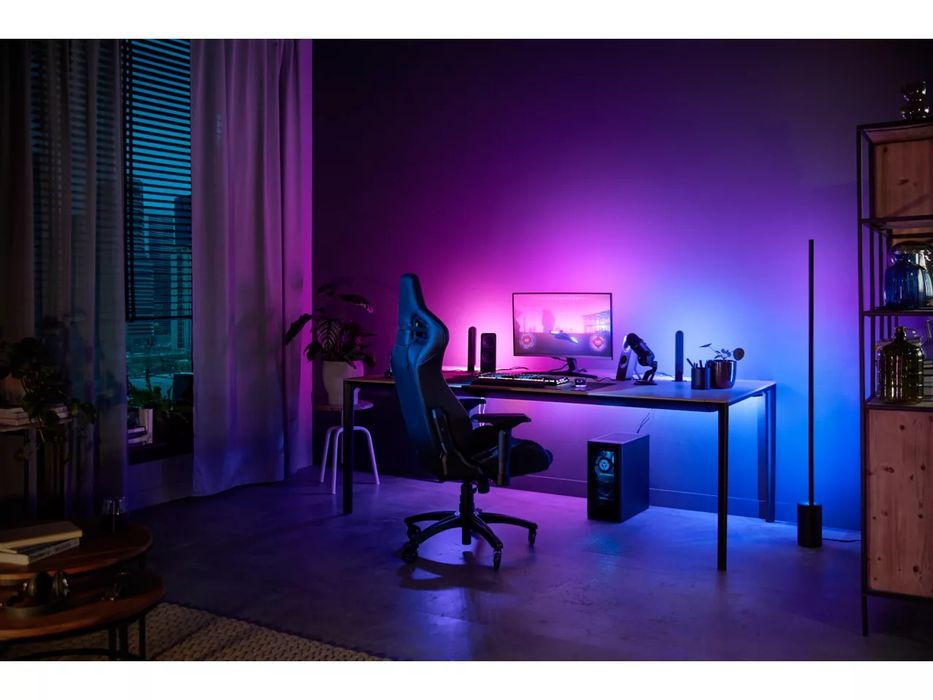 (SIGILAT) Set 3 becuri LED RGB Philips Hue, Wi-Fi, Bluetooth,.