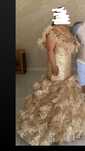 Rochie aurie  eleganta