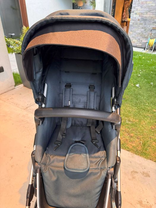 Carucior Thule Sleek + Landou (aluminiu, premium) -STARE EXCELENTA