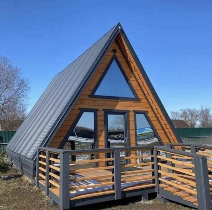 Cabane tip A frame, Acceptam variante auto