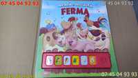 carte sonora copii interactiva FERMA baterii incluse