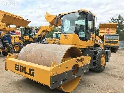RS8160 – одновальцовый дорожный каток, производства компании SDLG