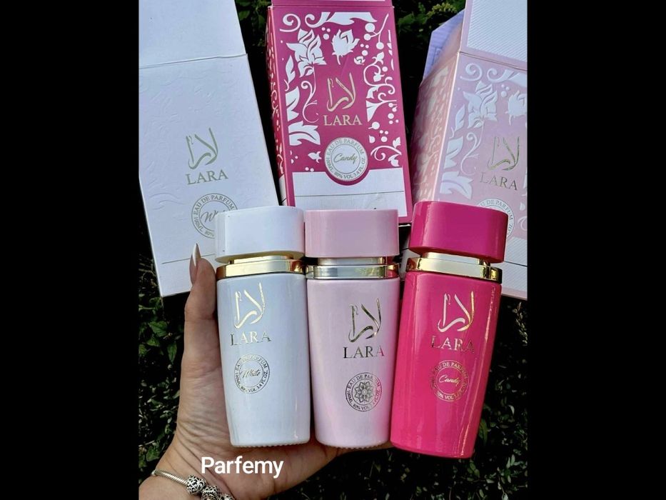 Арабски парфюми - Тройна комбинация Lara - Бонбон, Розово, Бяло по 100