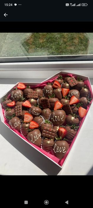 Клубника в шоколаде Круглосуточно Алматы