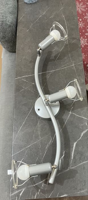 Стенни абажури сиви