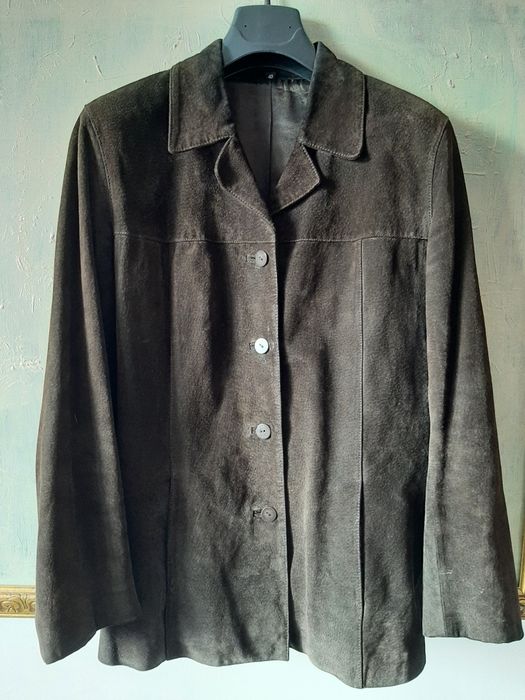 Натуральные замшевые жакеты/пиджаки