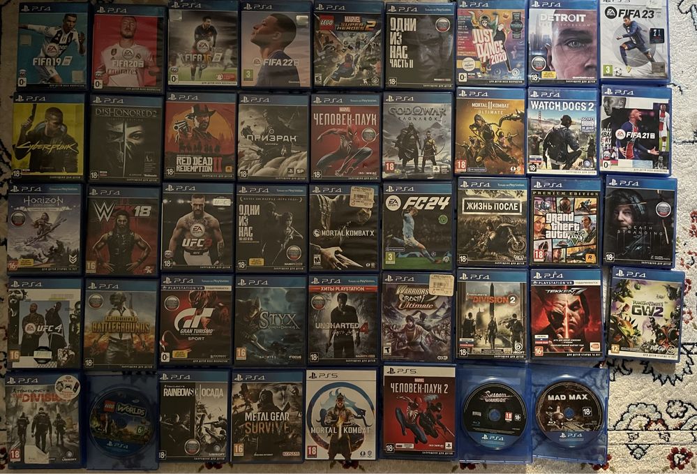 Продам Игры пс 5, диски пс 5/пс 4, игры пс 4