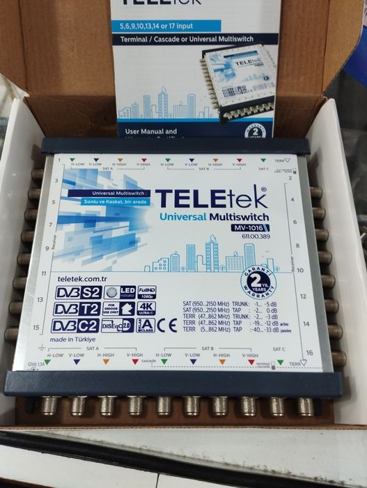 Мултисвич для подключения спутниковой антенны