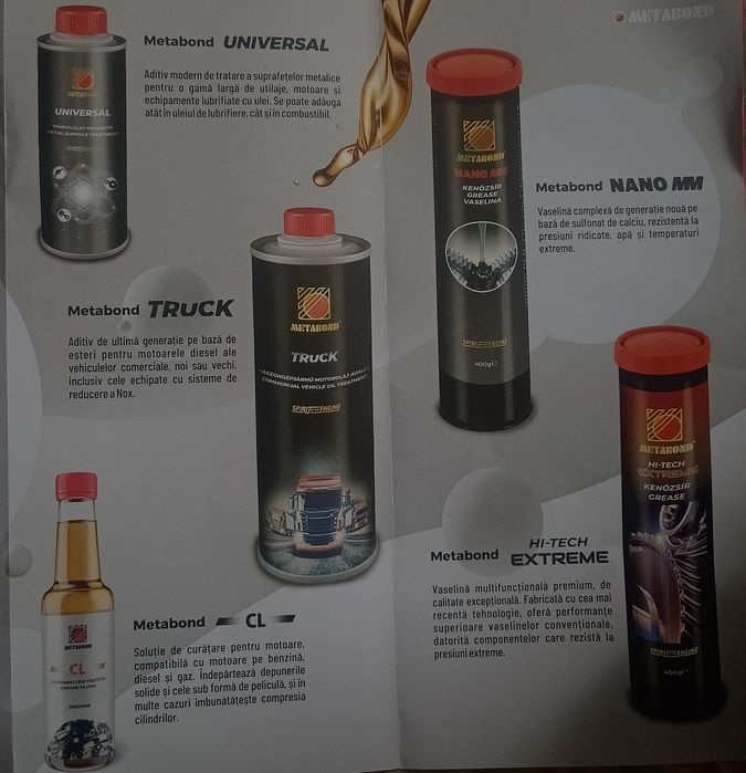 Metabod aditiv ulei și combustibil