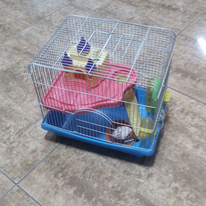 Клетка для хомяка с аксессуарами