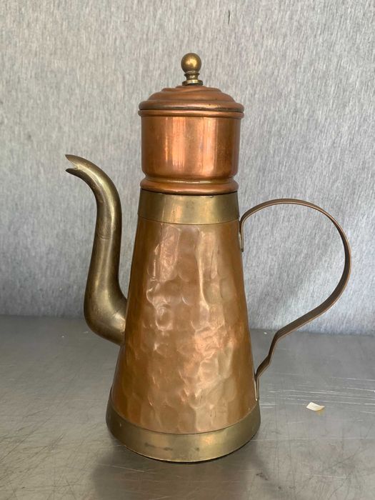 стара кана за чай медна