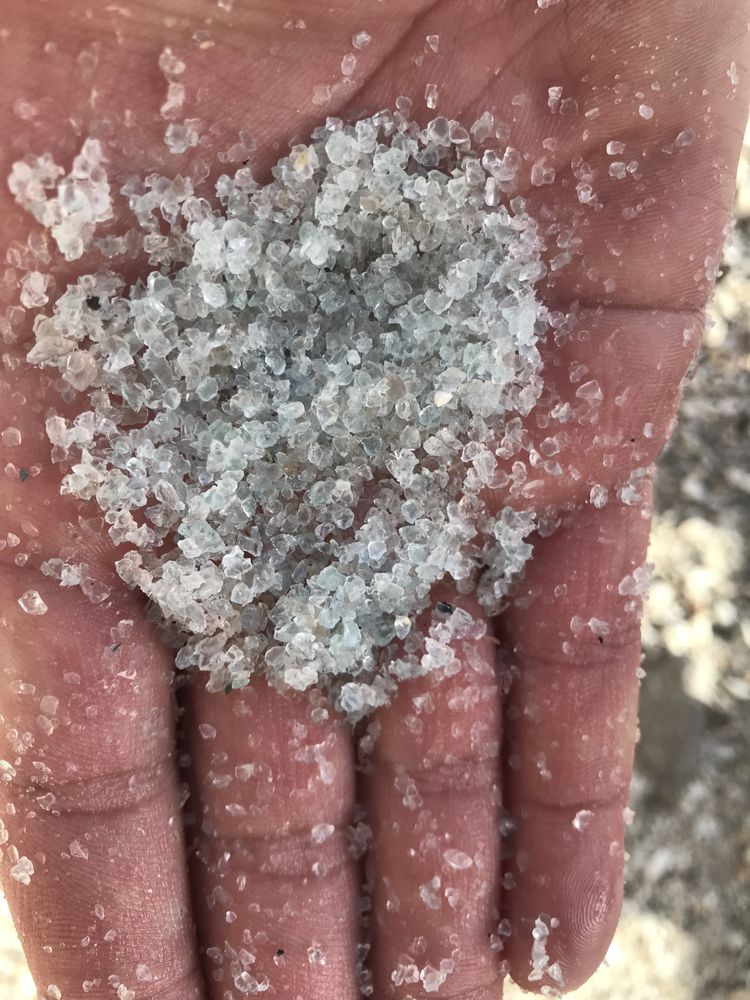 Стеклянный  песок для фильтров