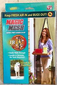 Магнитна мрежа против насекоми (мухи и комари) Magic Mesh 210/90