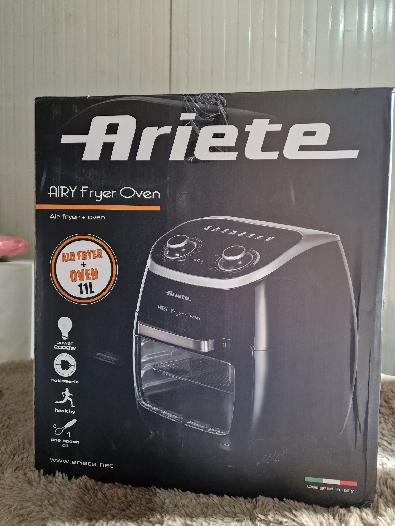 Air Fryer Oven Ariete Friteuza electrica cu aer - neagra