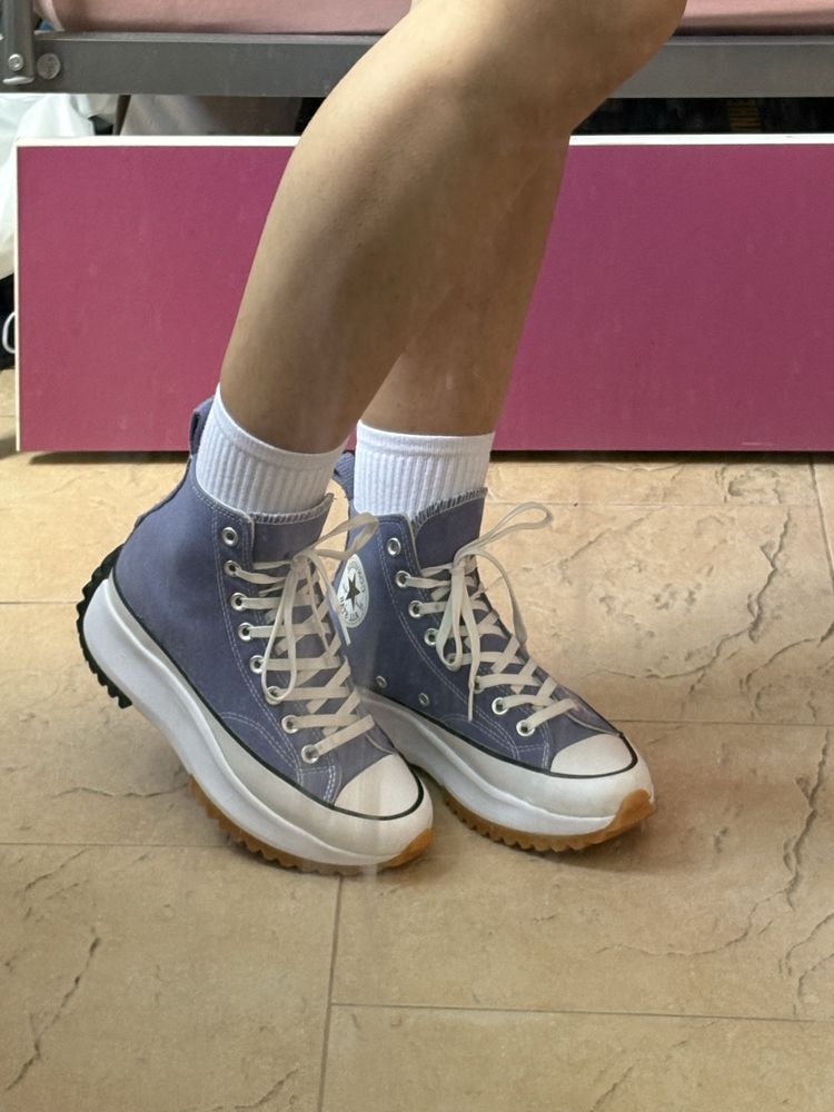 Лилави Converse Run Star Hike