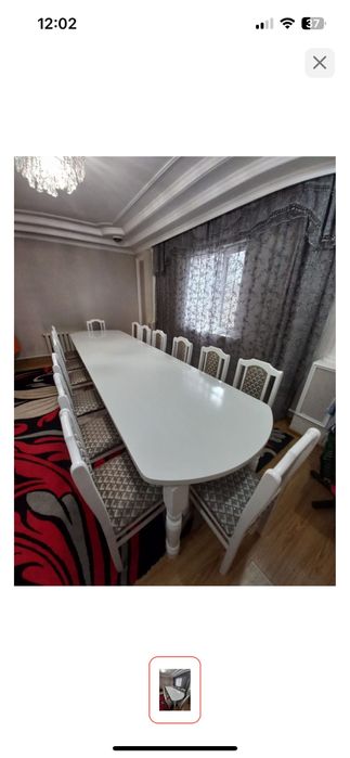 Стол 4,5 м  и 18 стулья